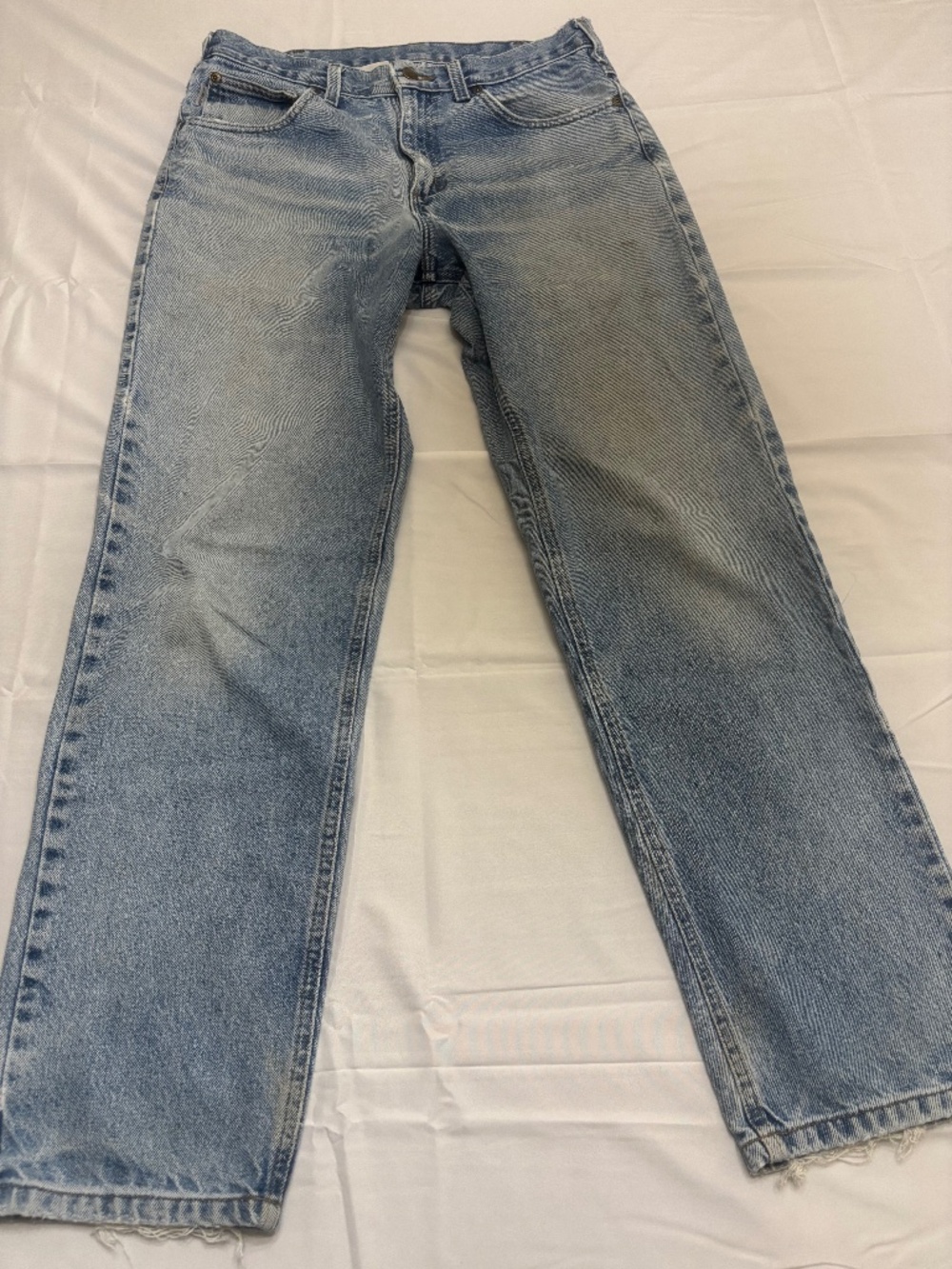 Carhartt Jeans Light Wash Distressed Workwear 30X30